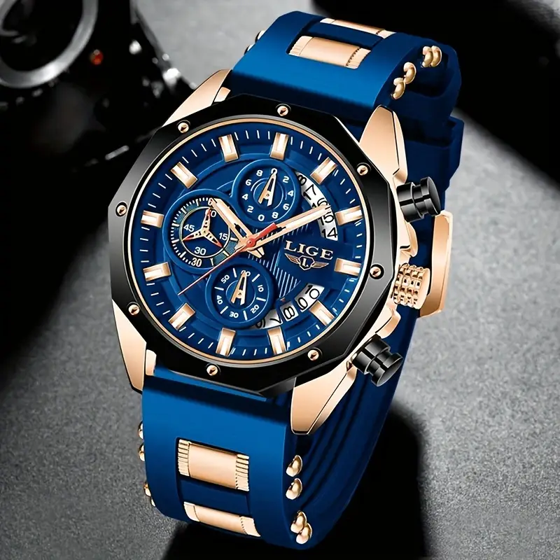 2025 New Fashion Men's Chronograph Quartz Watch