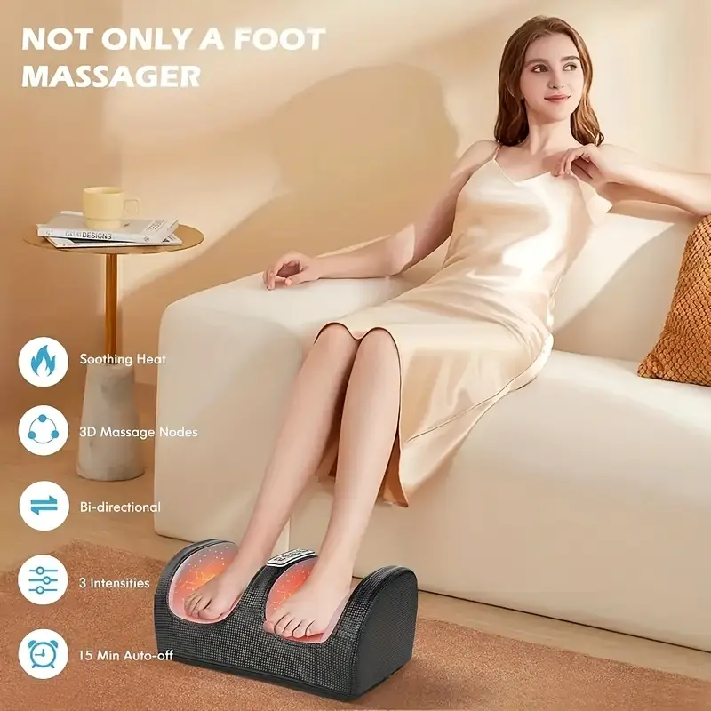Heated Foot Massager Machine for Circulation & Relaxation