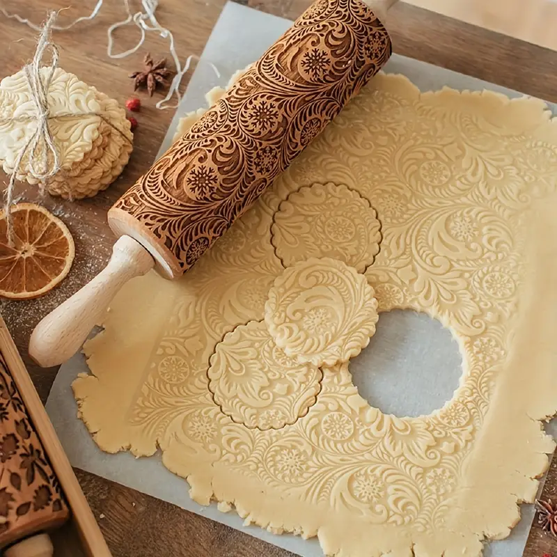 Embossed Baking Rolling Pin