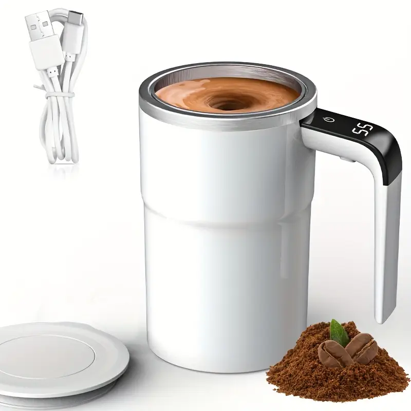 Rechargeable Self-Stirring Mug (304 Stainless Steel)