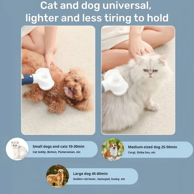 2-in-1 Pet Grooming Hair Dryer & Brush