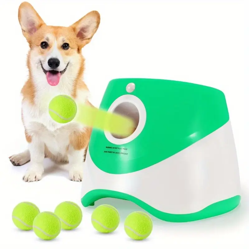 Automatic Dog Ball Launcher - Interactive Fetch Toy