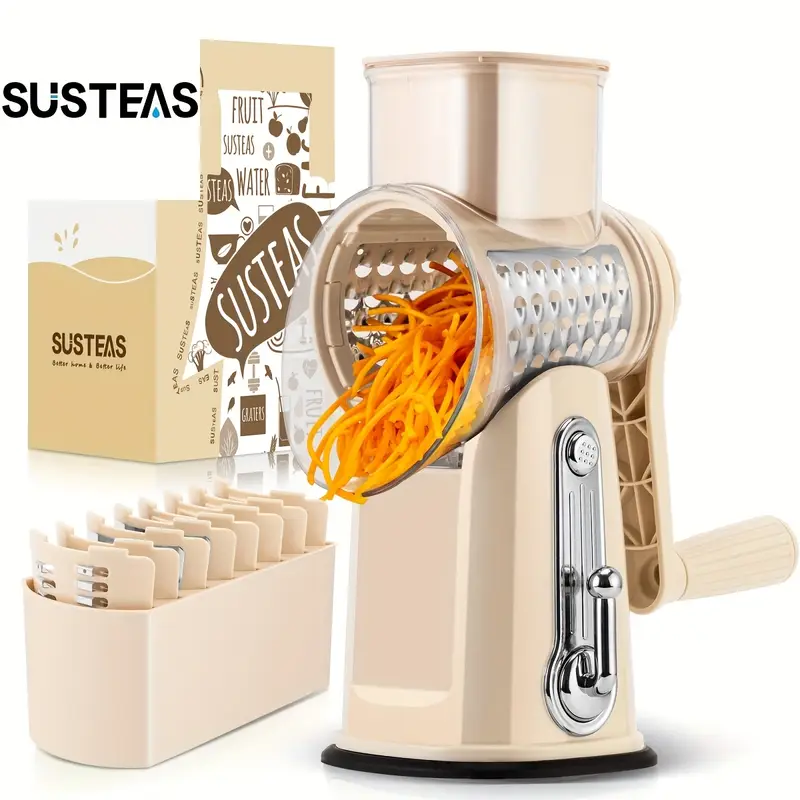 5-Blade Rotary Cheese Grater & Vegetable Slicer