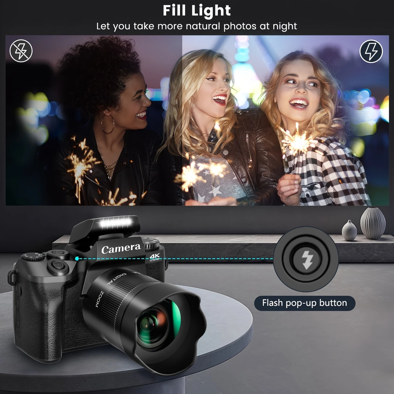64MP 4K Vlogging Camera - Image 4