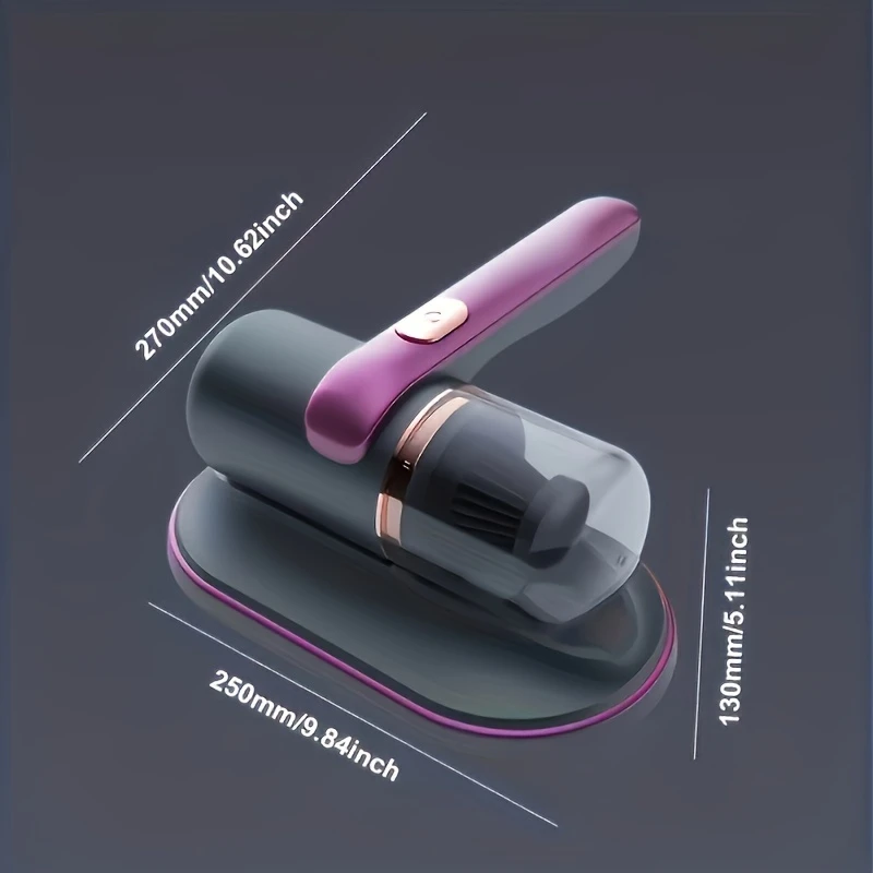 Cordless Bed & Mattress Vacuum | UV Light, HEPA Filter, 2-Speed Suction - Image 5