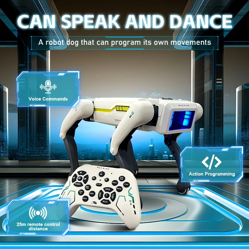 AI Smart Robot Dog | Voice-Controlled Programmable Pet with Remote & App Control - Image 4