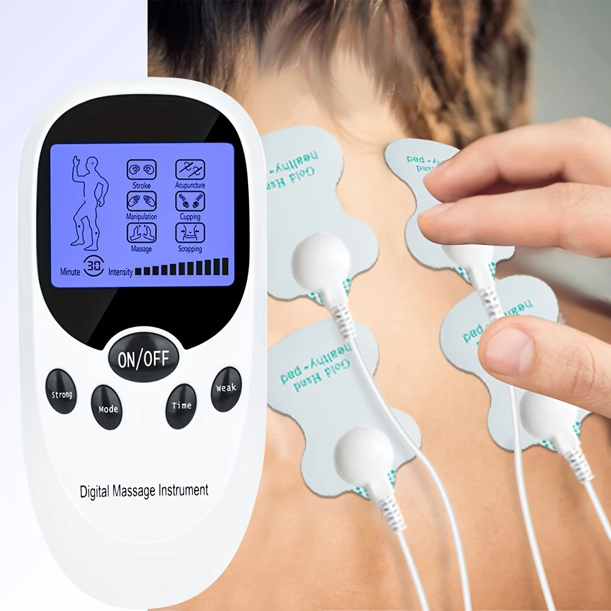 CESLIFF TENS & EMS Massager | Dual Channel Pain Relief with 8 Pads - Image 5