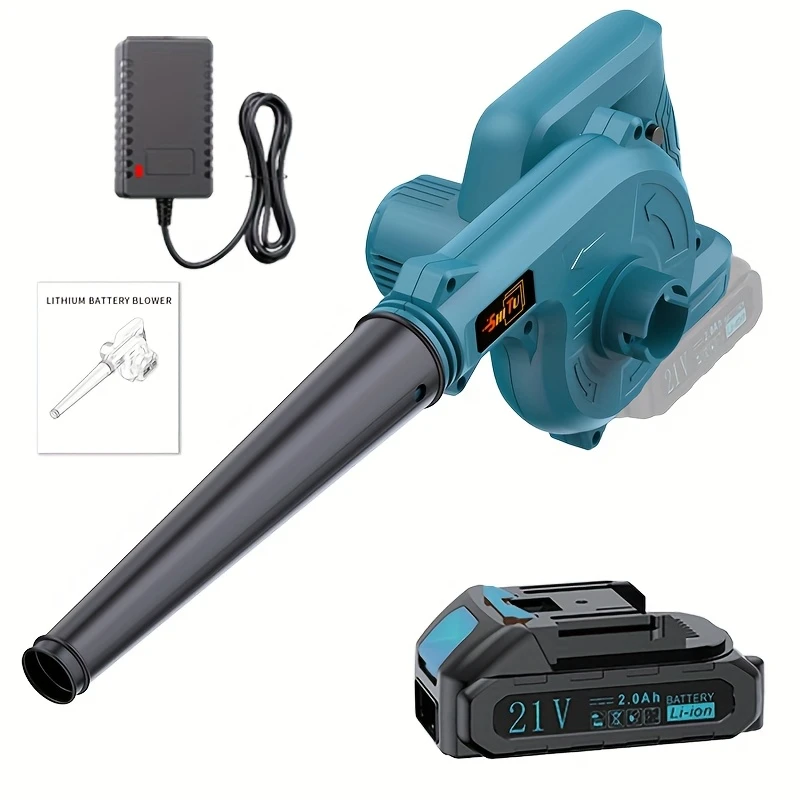 Cordless Leaf Blower & Vacuum | 21V Rechargeable High-Power Dust Cleaner - Image 4