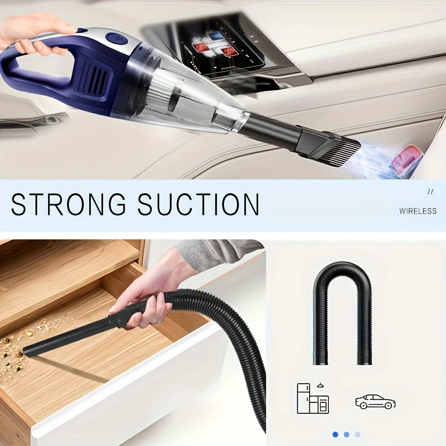 Wireless Mini Vacuum Cleaner | Portable Handheld for Car, Home & Office - Image 3