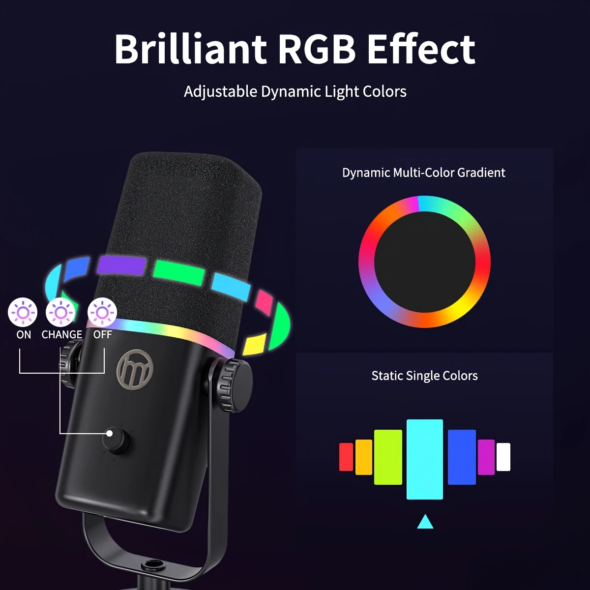 RGB Streaming Mic for PC & Phone - Image 4