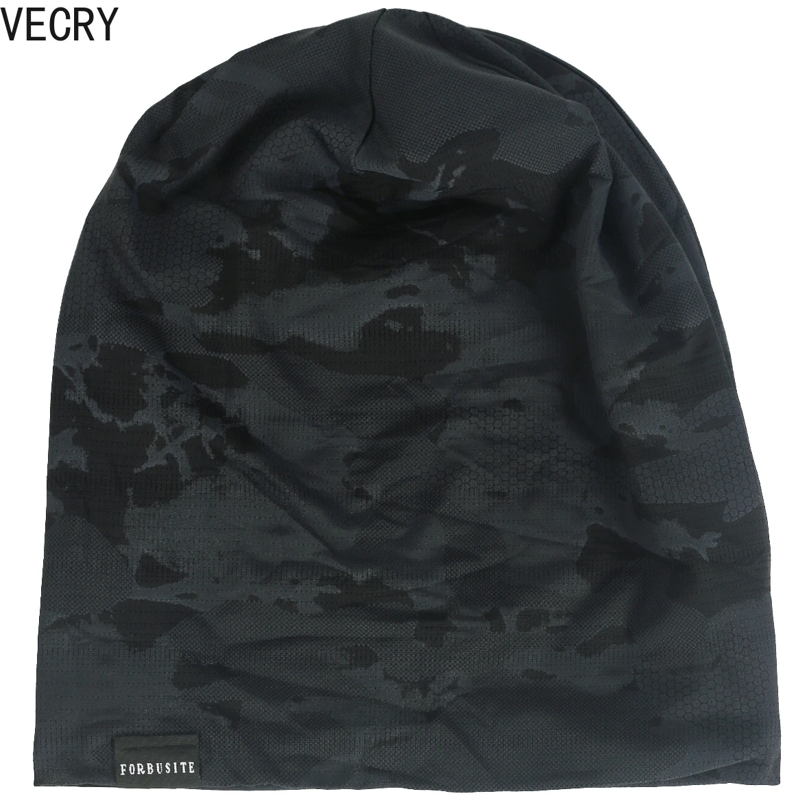VECRY Breathable Summer Beanie for Men – Lightweight Camouflage Skull Cap - Image 3