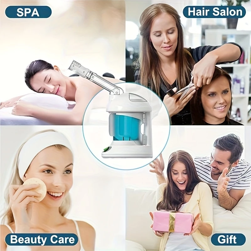 Fulog Nano Ionic Facial Steamer – Deep Cleansing Spa with 360° Arm - Image 3
