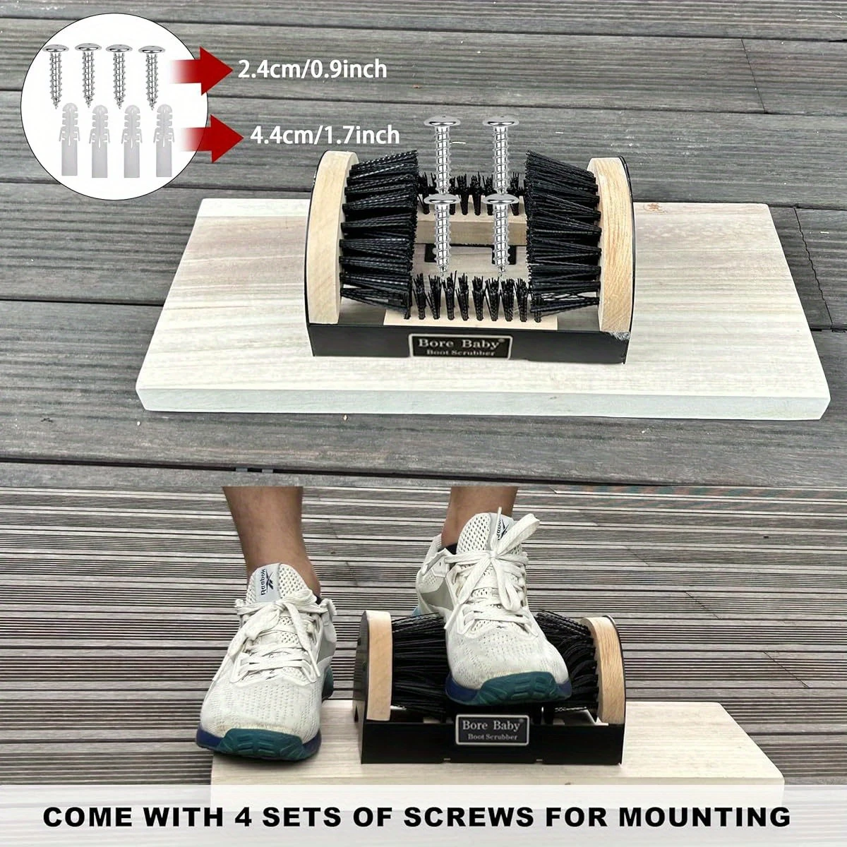Heavy Duty Boot Scrubber – Effortless Mud-Free Shoes for Every Entryway