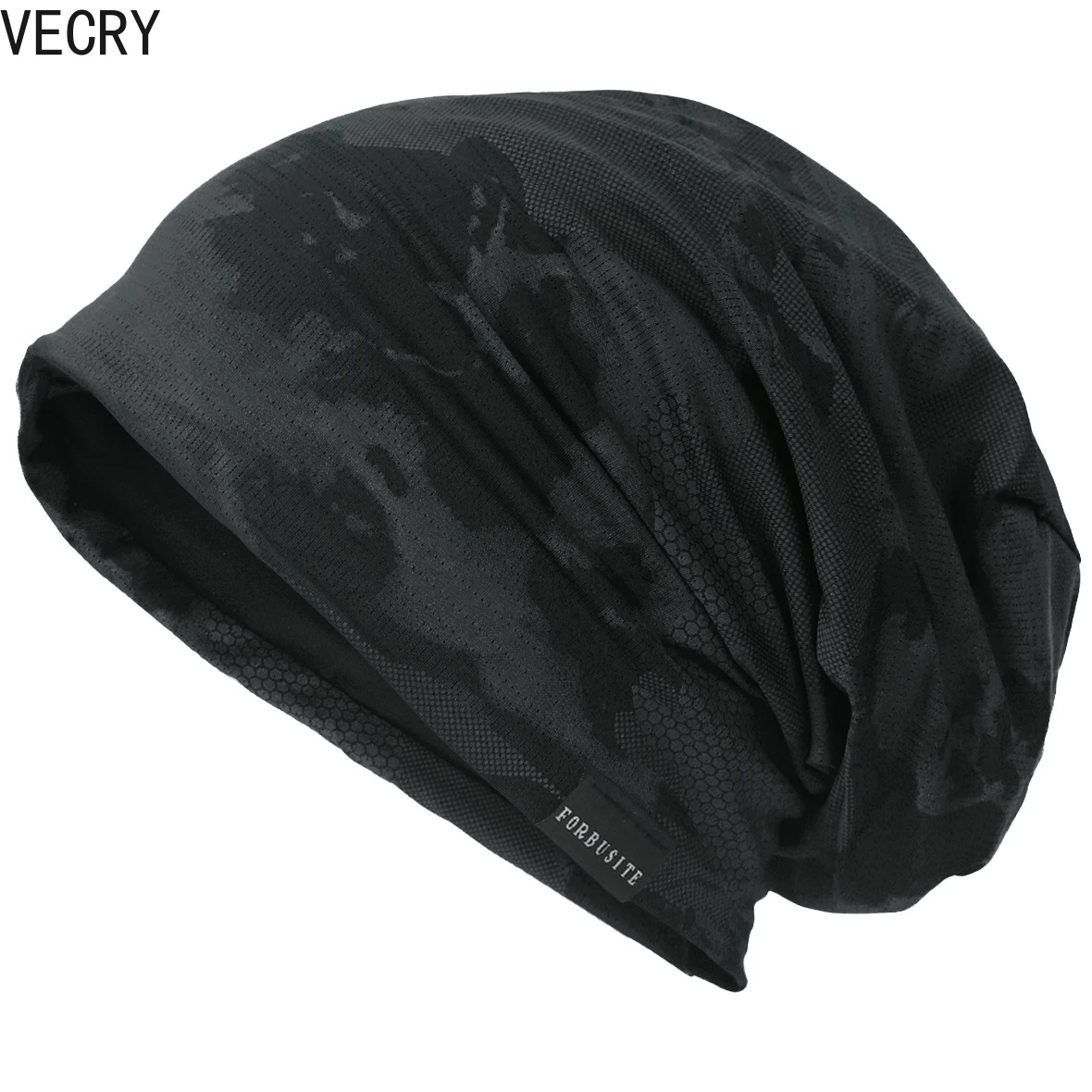 VECRY Breathable Summer Beanie for Men – Lightweight Camouflage Skull Cap - Image 4