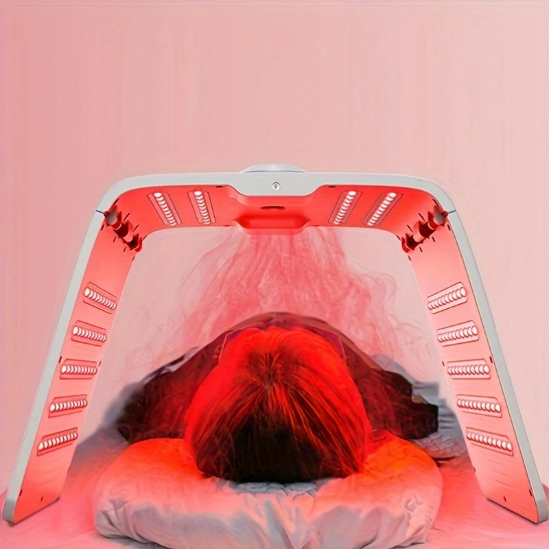 7-Color Foldable LED Facial Therapy Device with Steam & Spray – Compact Skin Rejuvenation Tool - Image 3